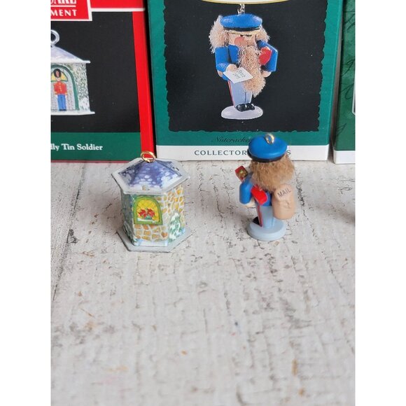 Hallmark Nutcracker solider miniature ornament Xmas army‎ set - Picture 5 of 8